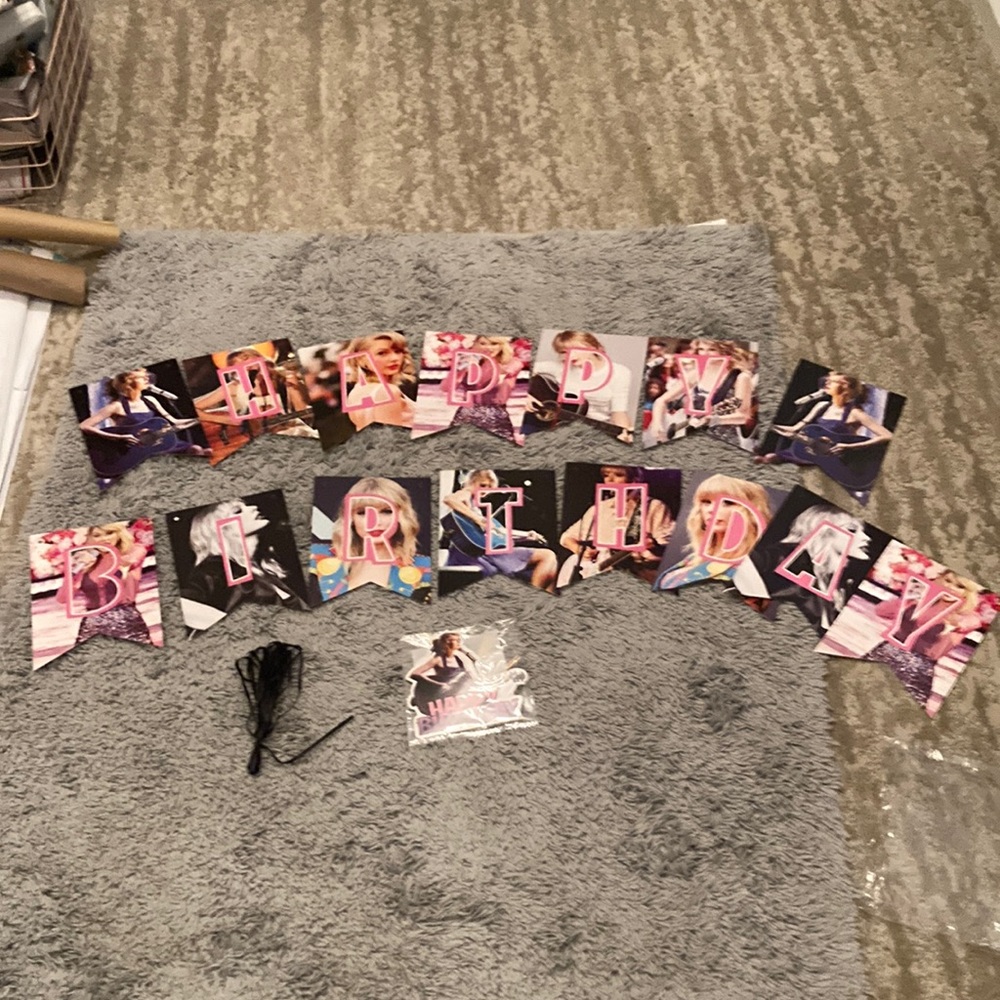 Taylor swift party supplies